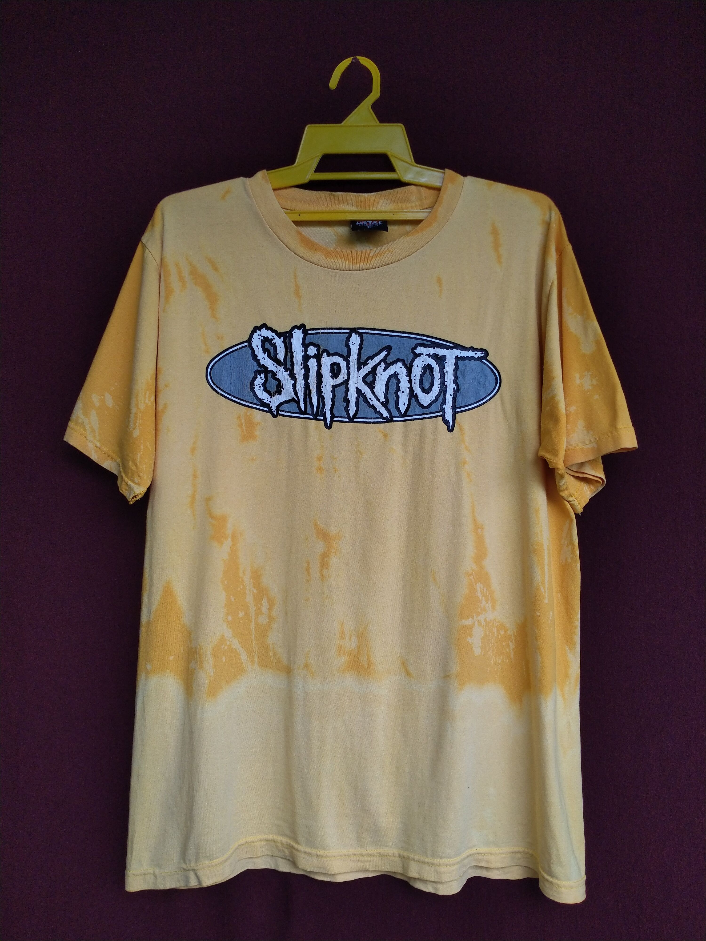 Vintage 90s Slipknot Bootleg Bleach Wash Tee Hoodie, Sweatshirt | FlexRushtees.com