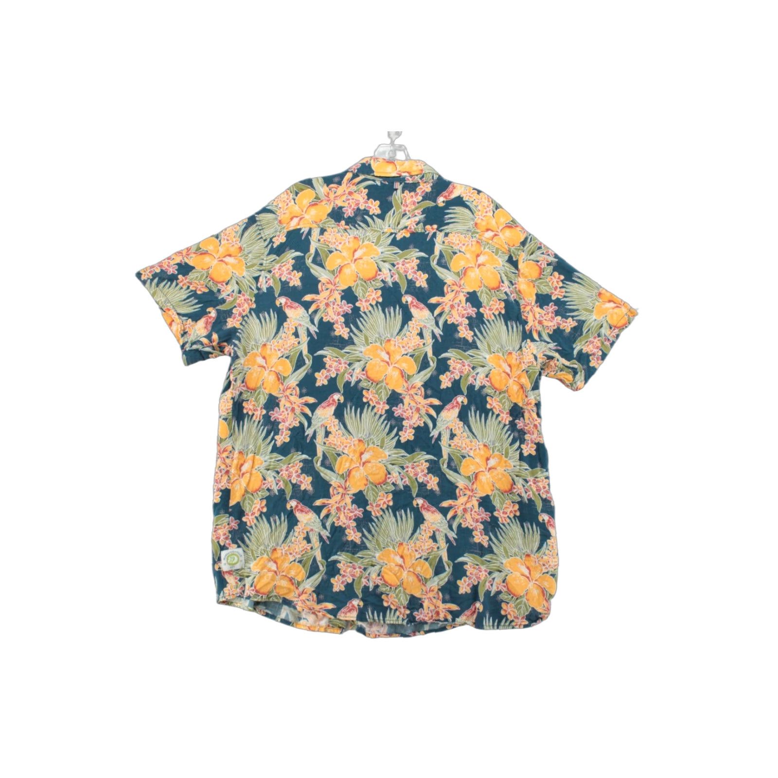 Vintage Margaritaville Jimmy Buffet Shirt Men S 2xl Hawaiian Tropical Rayon Short Sleeve But