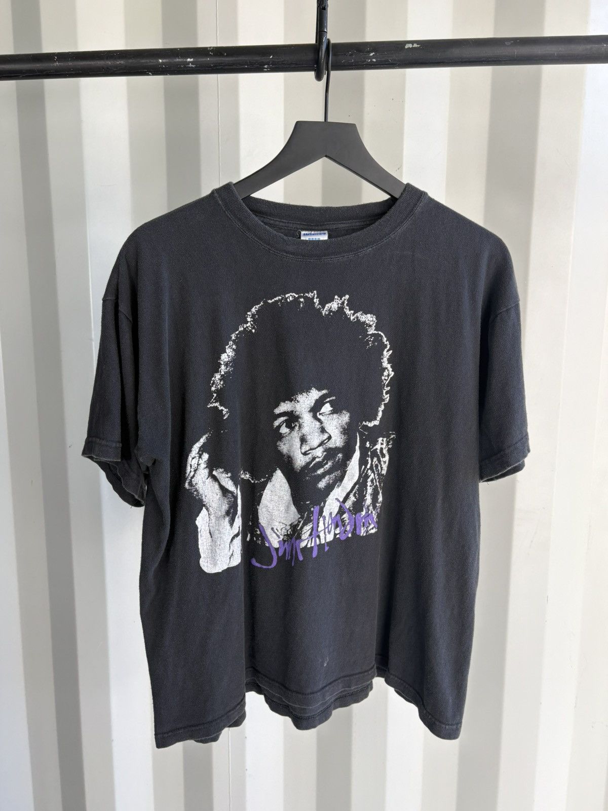 Vintage Thrashed Jimi Hendrix Sun Faded Distressed Shirt Erd Grunge Hoodie, Sweatshirt | FlexRushtees.com