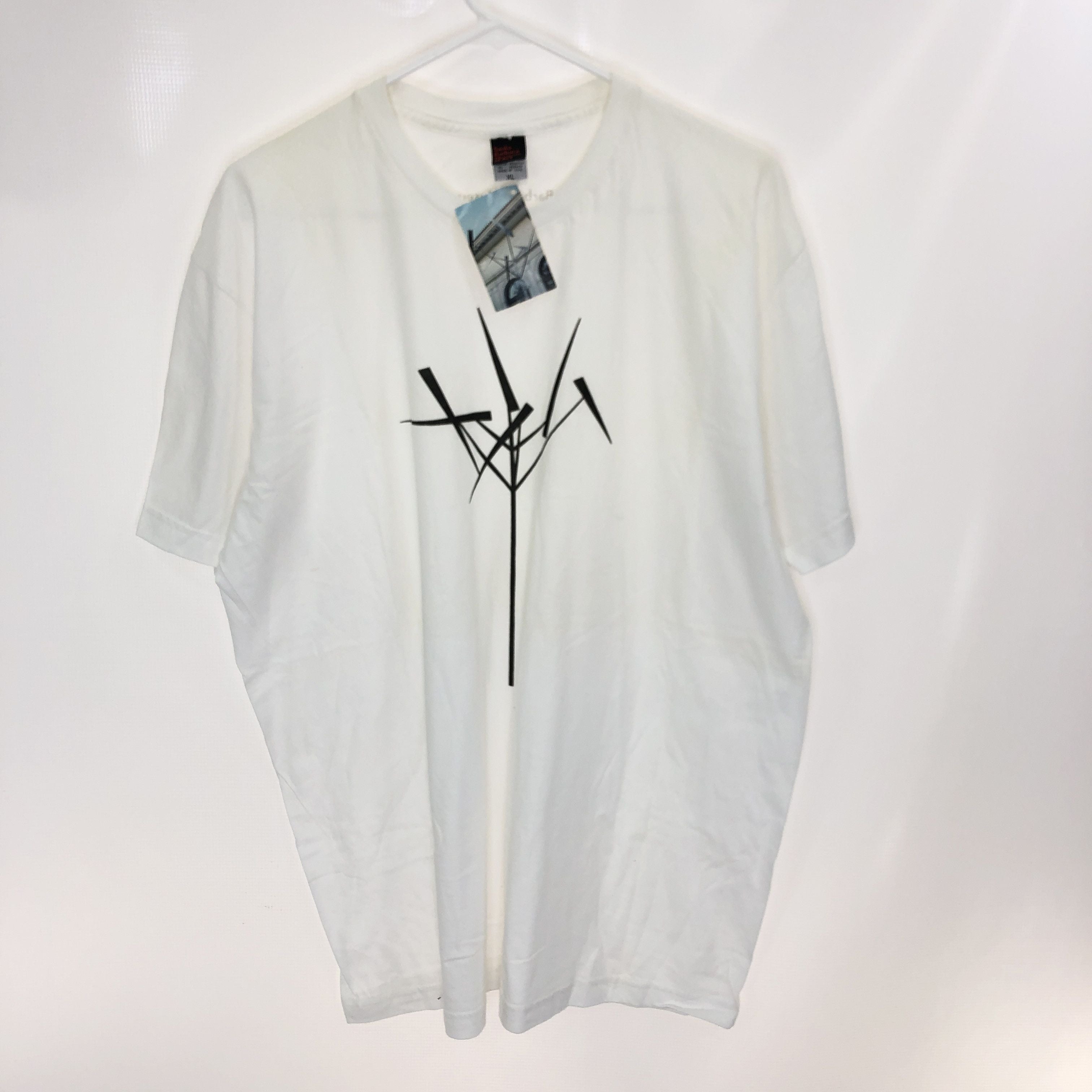 Vintage Santa Barbara Museum T Shirt Xl White George Rickey 99 Nos Hoodie, Sweatshirt | FlexRushtees.com