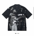Stussy Bob Marley Open Collar Shirt Hoodie, Sweatshirt | FlexRushtees.com
