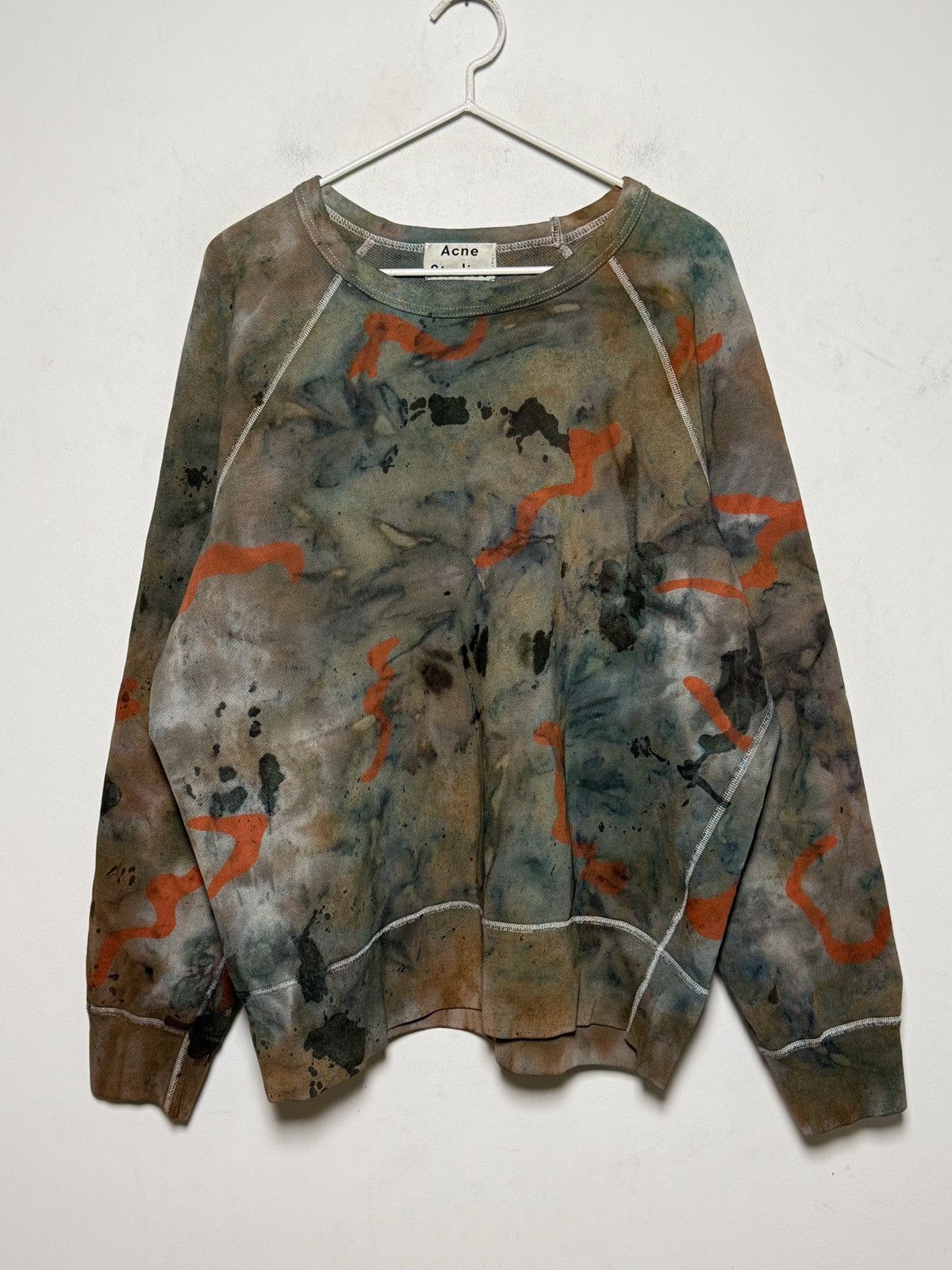 Studios Acne Studios Crewneck Sweatshirt Tie Dye Erd Raf