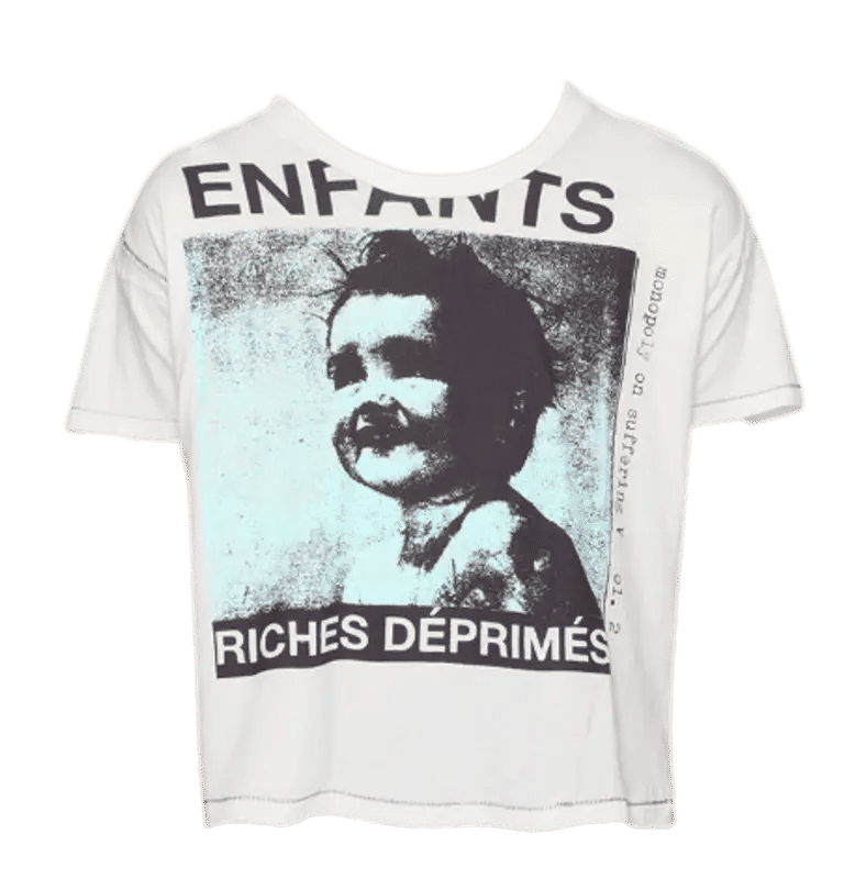 Enfants Riches Deprimes Erd Monopoly Tee White Lightly Worn Hoodie, Sweatshirt | FlexRushtees.com