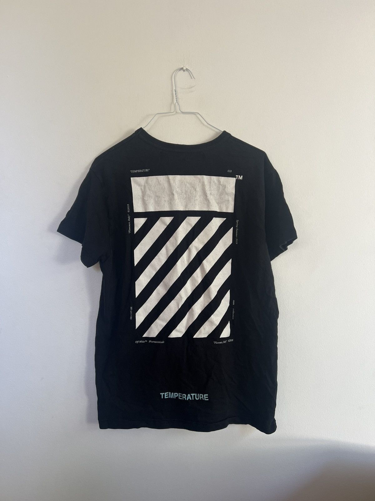 Virgil Abloh Off White Temperature Tee Hoodie, Sweatshirt | FlexRushtees.com