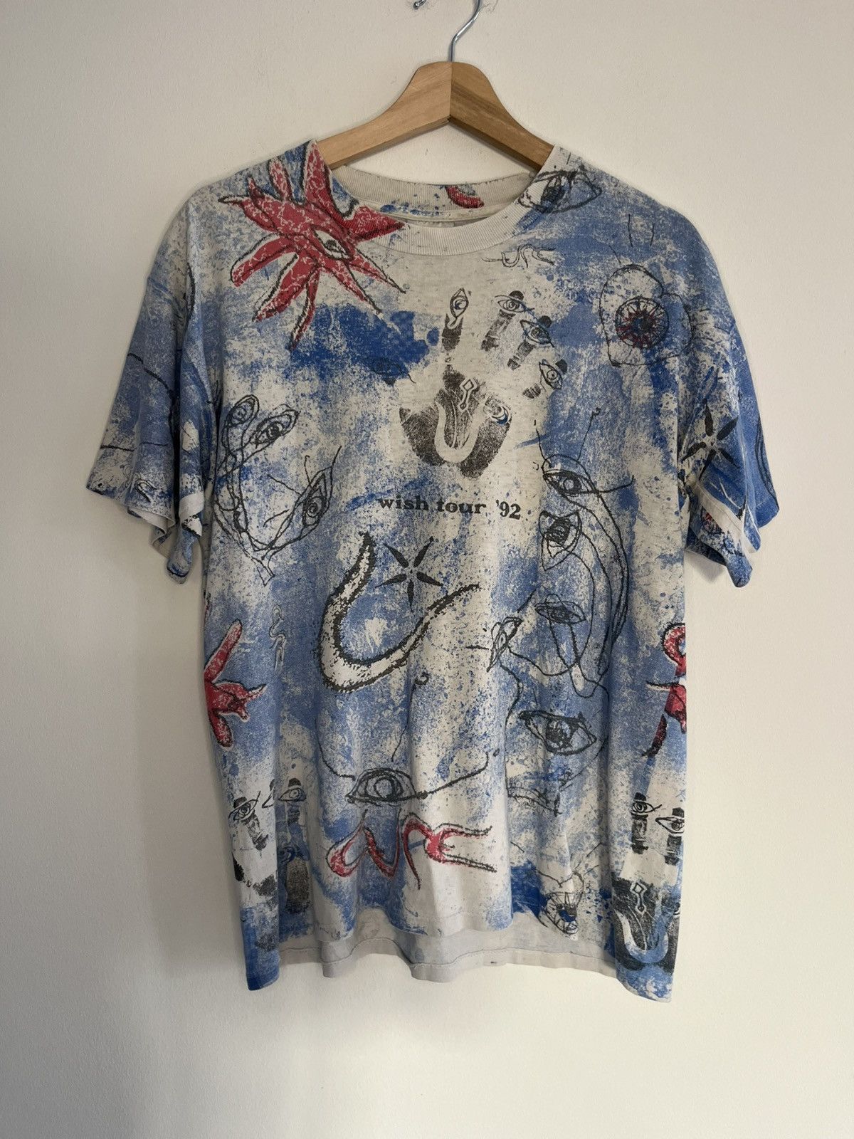 Vintage The Cure 1992 Wish Tour T Shirt Hoodie, Sweatshirt | FlexRushtees.com