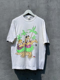 Vintage 1986 The Flintstones Beach Walkers Tee