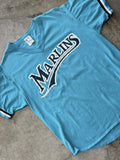 Vintage Mlb Miami Marlin S 1990 S Jersey Style Tee Large Hoodie, Sweatshirt | FlexRushtees.com