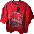 Homme Femme La Nwt Homme Femme La Space Ship Tee In Red Men S L