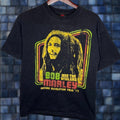 Vintage Zion Rootswear T Shirt Men L Black Regular Cotton Graphic Print Band Music Retro Bob