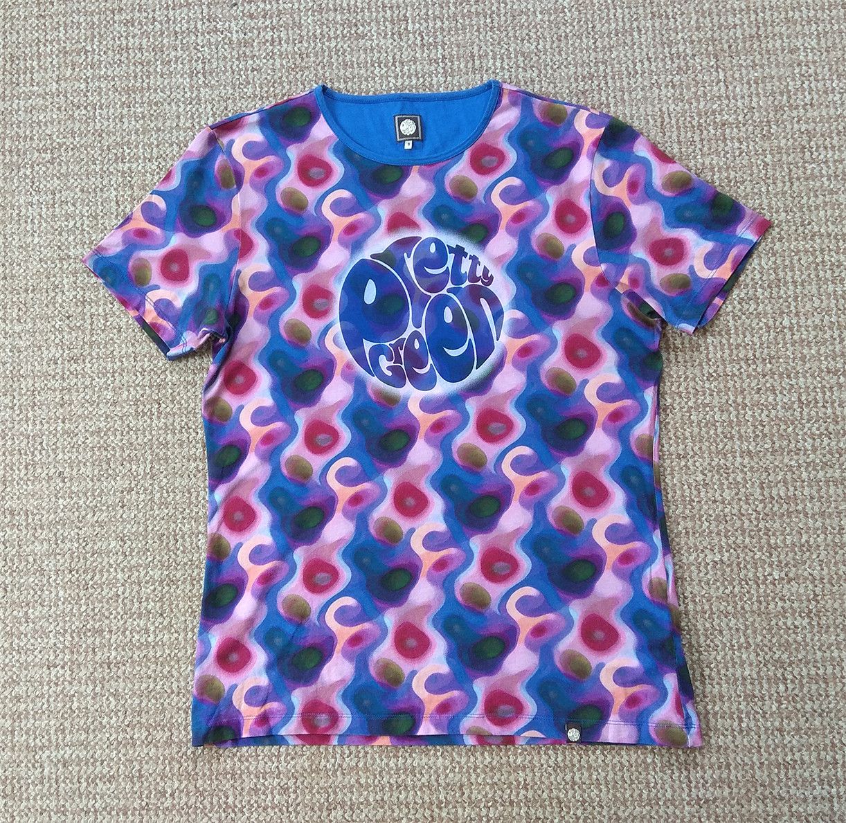 Green Pretty Green Hippie Colorful Psychedelic Tee T Shirt