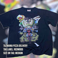 Vintage Tazmania Pizza Delivery Cartoon Tee Hoodie, Sweatshirt | FlexRushtees.com