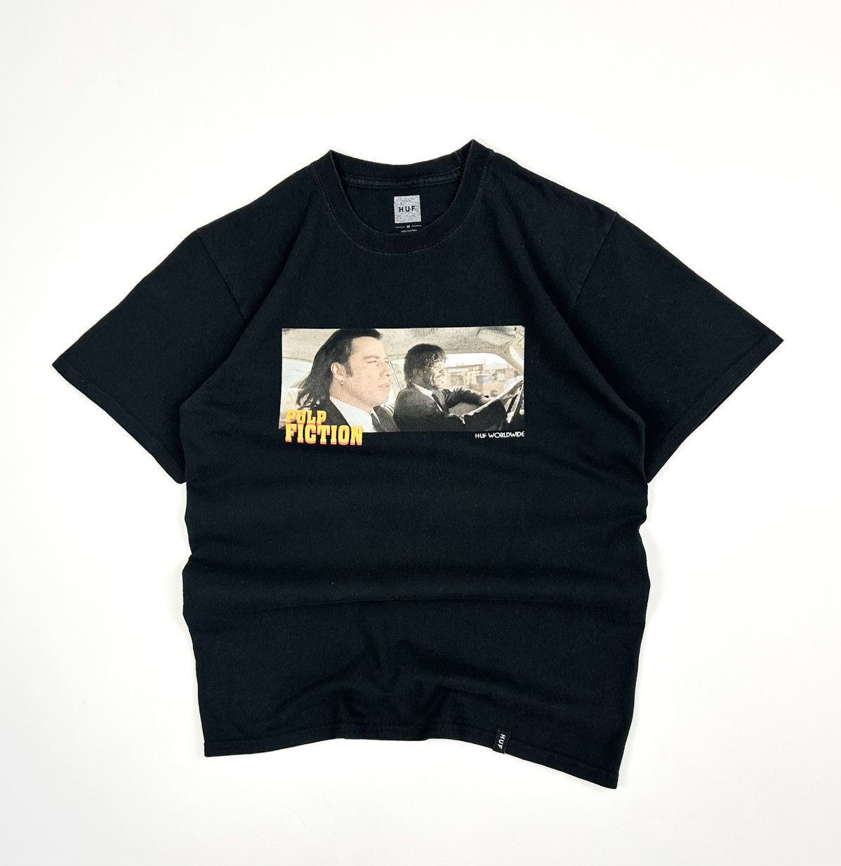 Pulp Fiction Tee Black Y2k T Shirt Size M Hoodie, Sweatshirt | FlexRushtees.com