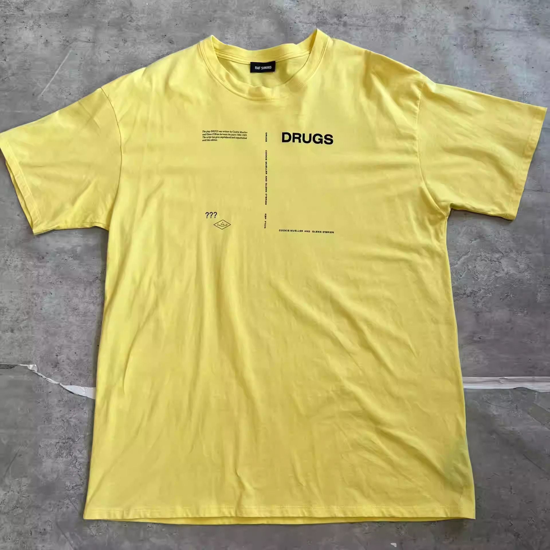 Simons Raf Simons Slogan Short Sleeve