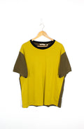 X Uniqlo Marni X Uniqlo Olive Two Tone T Shirt Tee Hoodie, Sweatshirt | FlexRushtees.com