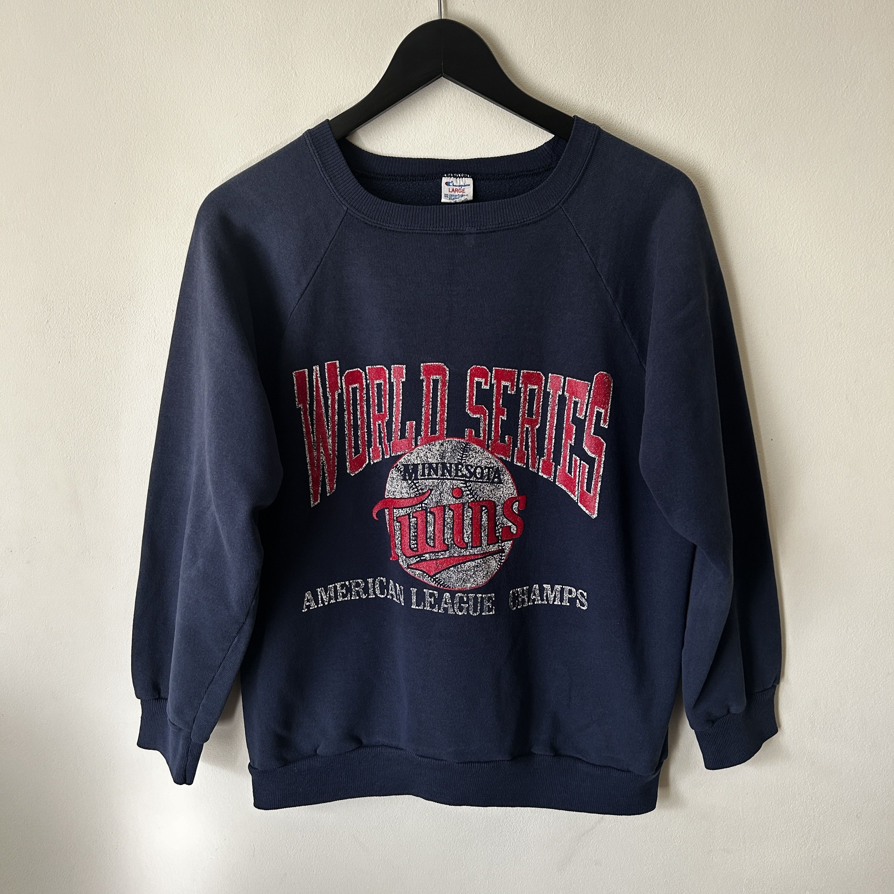 Champion Vintage Minnesota Twins 80 S Champion Crewneck Sweatshirt T-Shirts, Hoodie | FlexRushtees.com