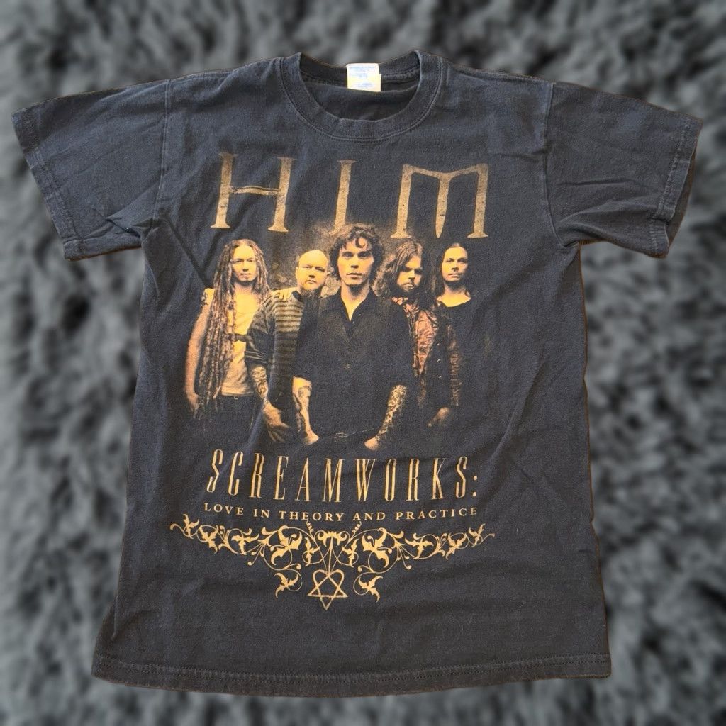 Gildan Him Screamworks Tour T Shirt Black Size Small Gildan Men Short Sleeve Graphic Print Crew Neck