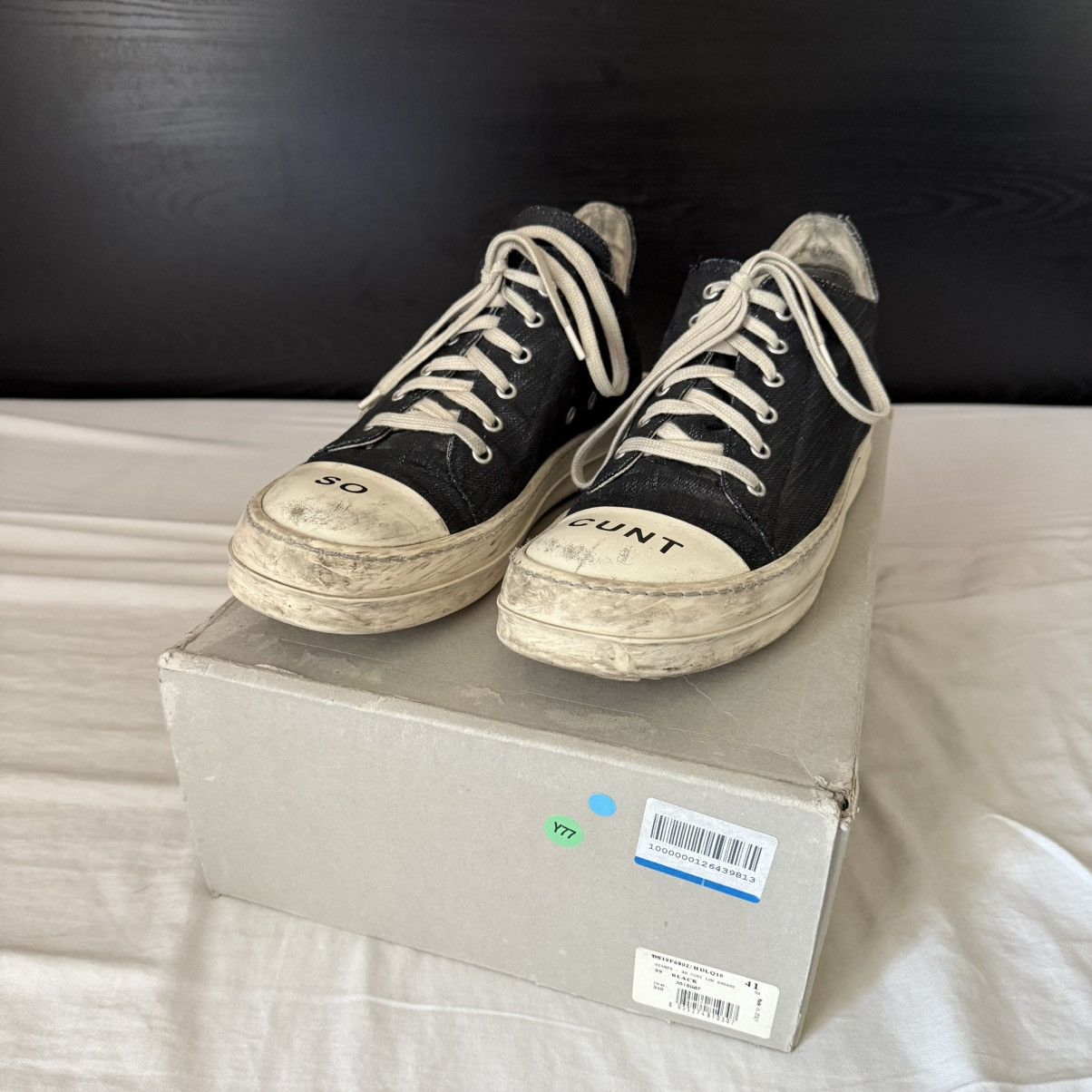 Owens Rick Owens Drkshdw Ramones So Cunt Low Top Shoes T-Shirts, Hoodie, Sweatshirt | AU16VibeMintTees.com