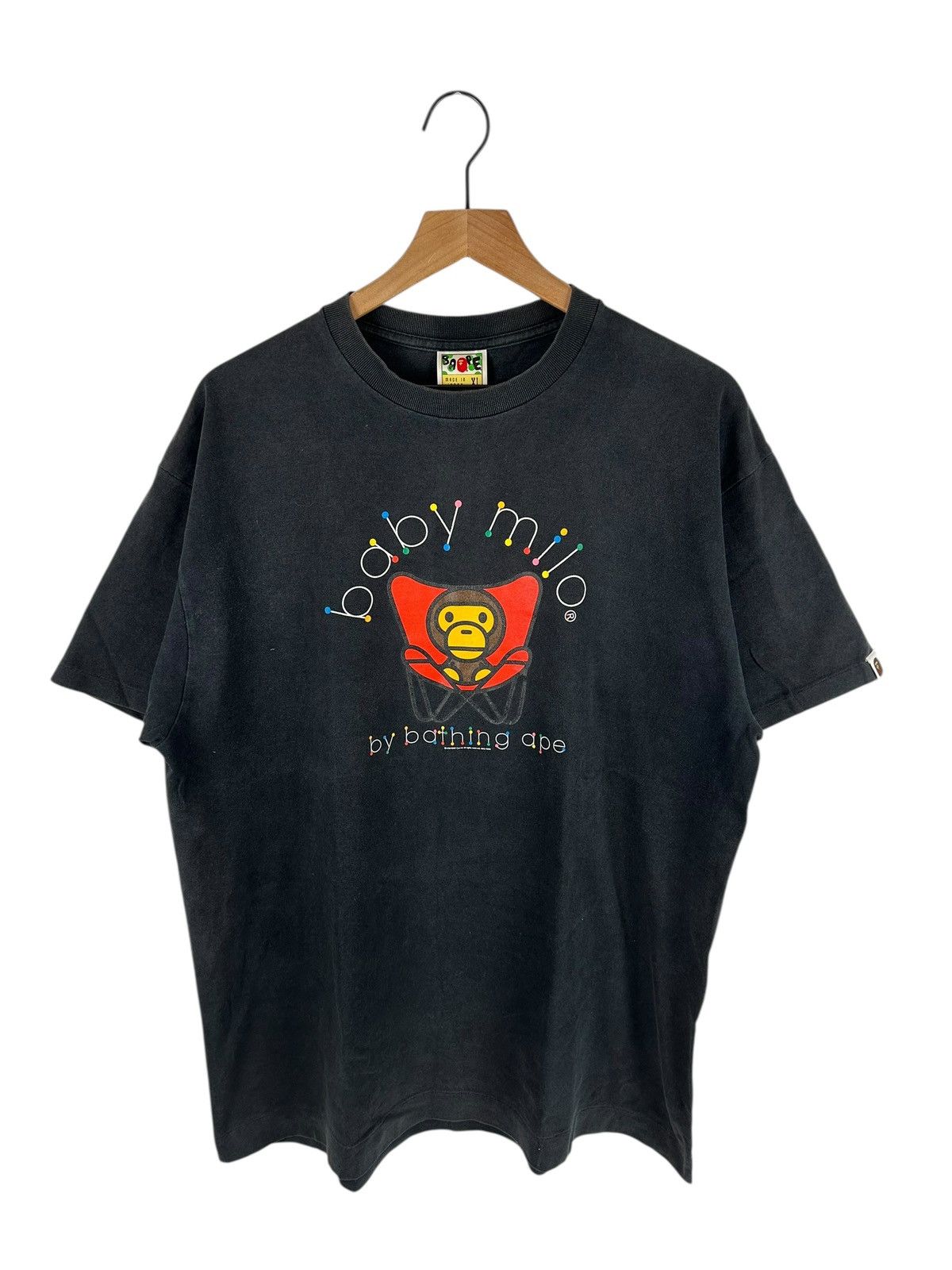 2008 Bape Milo Camping Logo Print T Shirt