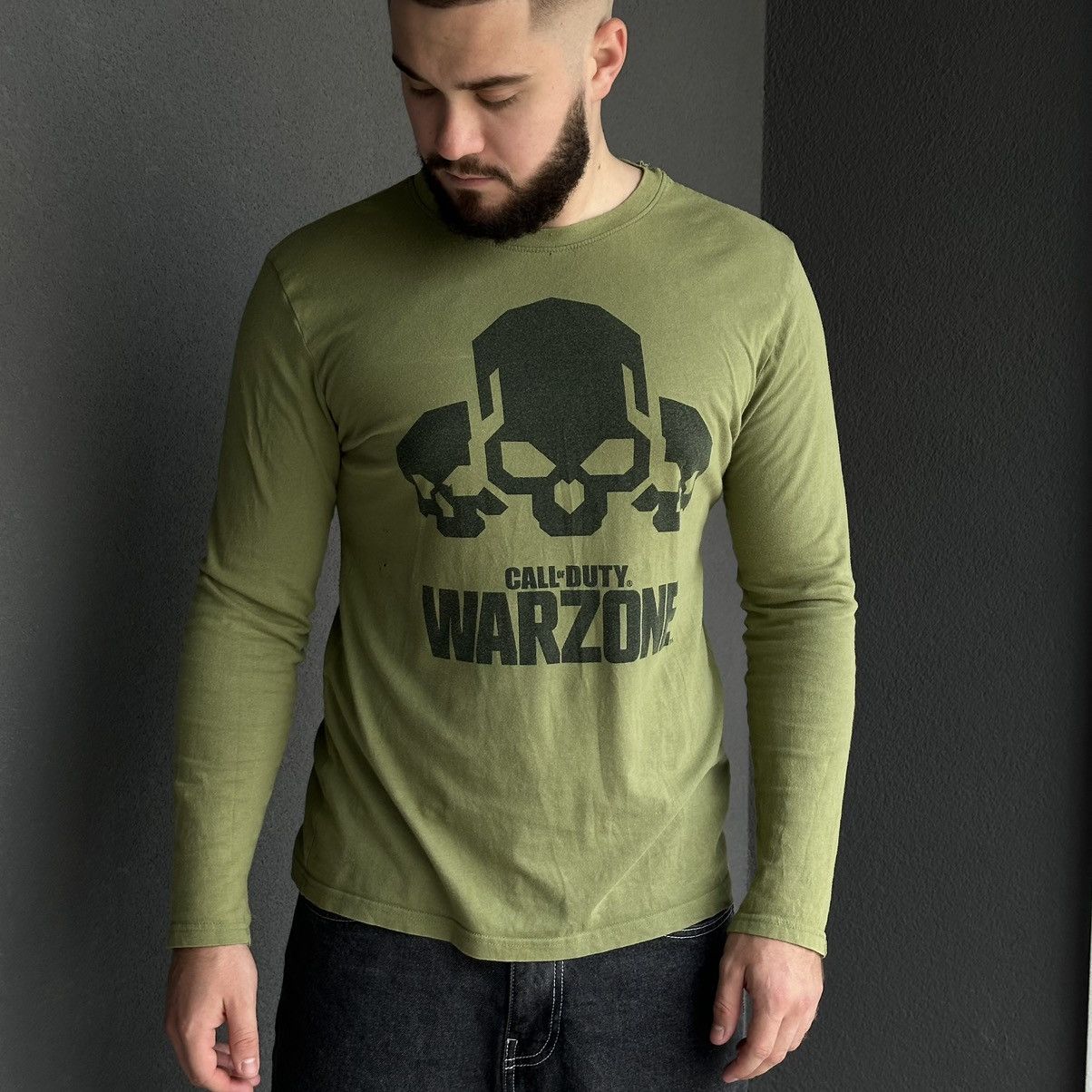 Vintage Call Of Duty Warzone Long Sleeve T Shirts Big Logo