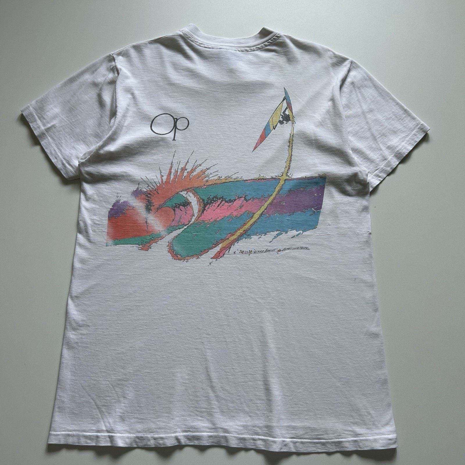 Ocean Pacific Vintage 80s Ocean Pacific T Shirt Large 1985 Wind Surfing