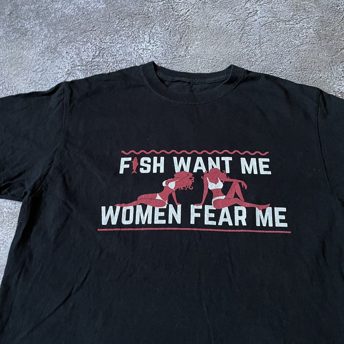 Band Tees Vintage Y2k I Fuck Fish Girl Fear Me Funny Slogan Tee Hoodie, Sweatshirt | FlexRushtees.com