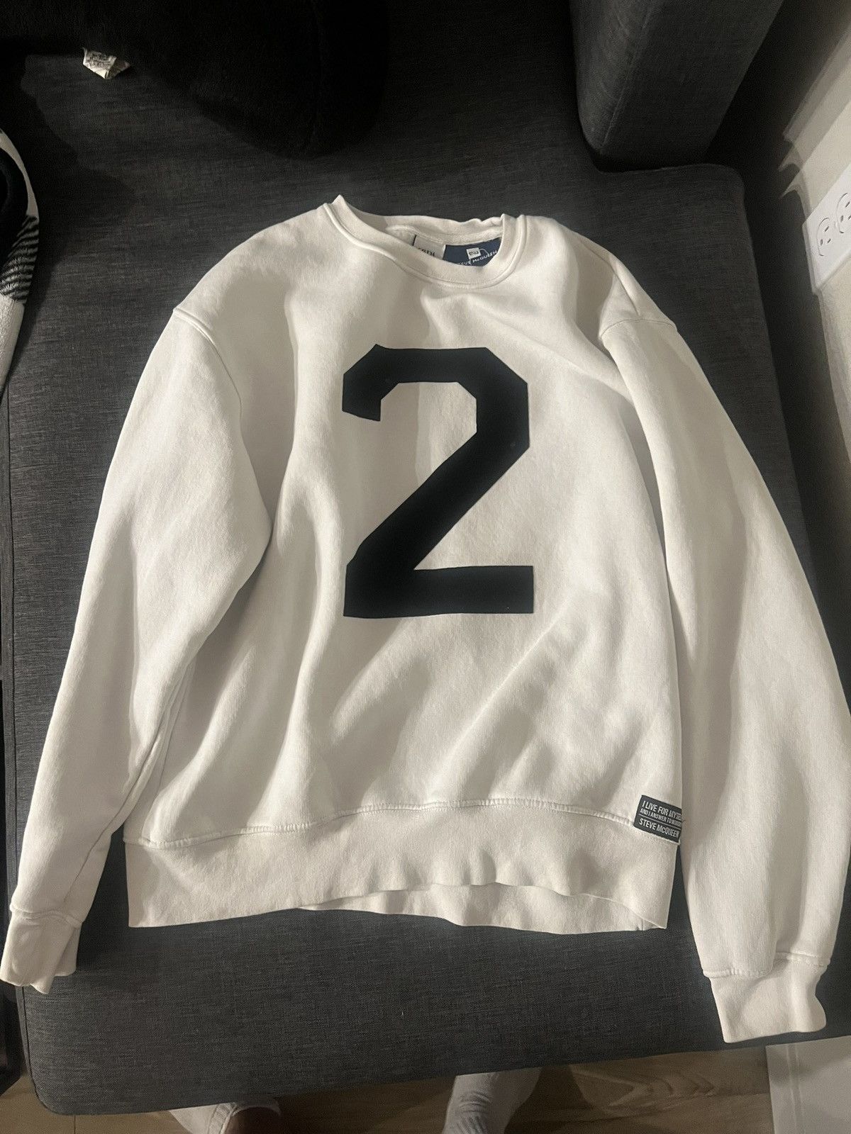 Steve Mcqueen 2 Graphic Crewneck Sweatshirt M