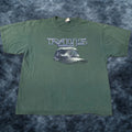 Lee Vtg Tampa Bay Devil Rays Shirt Mens Xl Green 90s Lee Sports Baseball Mlb Graphic Print Crew Neck Hoodie, Sweatshirt