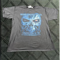 Vintage Terminator 2 3d Shirt Mens Large Gray Graphic Tee Universal Studios 90s