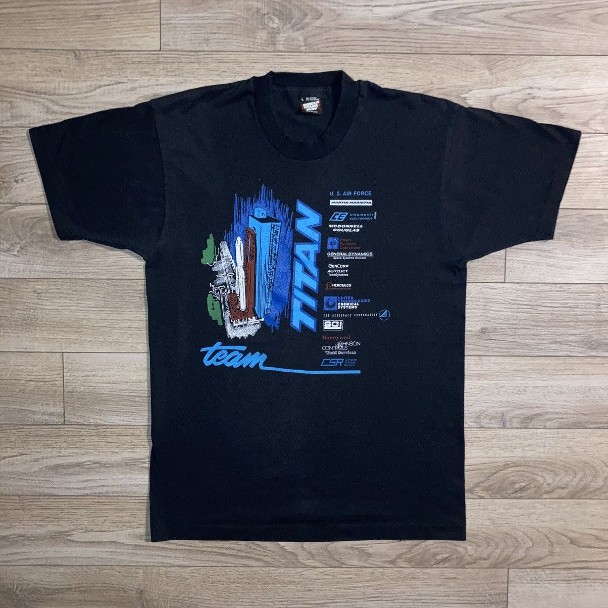 Other 80s 90s Screen Stars Team Titan U S Airforce Nasa Tee