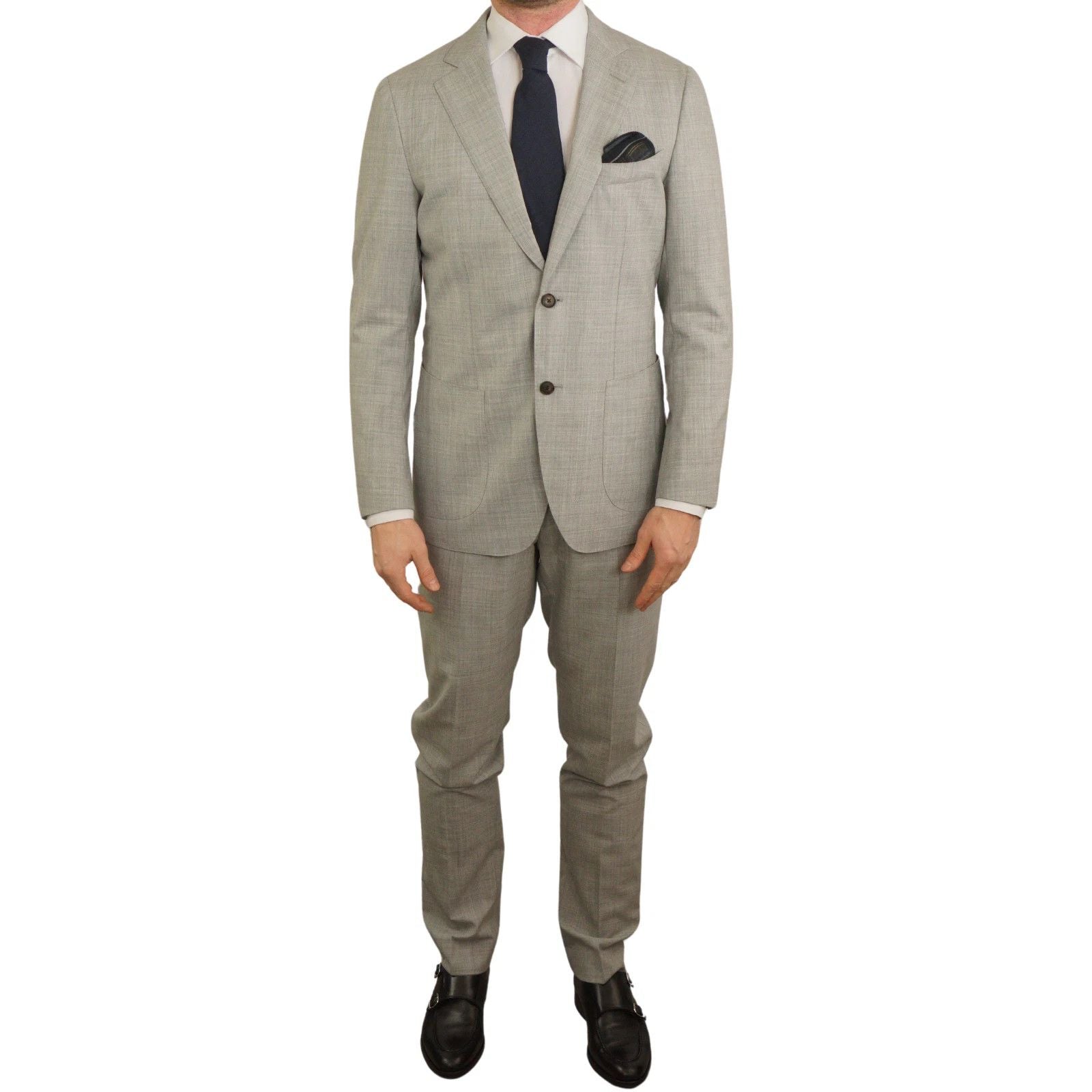 Men Suitsupply Suit Wool 120 S Havana Patch Half Lined Us38