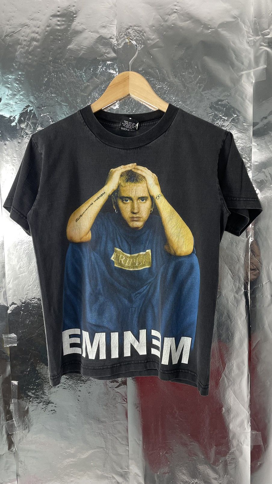 Eminem Vintage Washed T Shirt Marshall Hoodie, Sweatshirt | FlexRushtees.com
