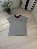 Rare Stussy T Shirt Small Logo With Double Collar Tee Hoodie, Sweatshirt | FlexRushtees.com