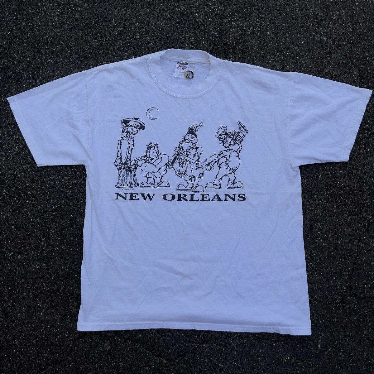 Vintage Cecil Cotton New Orleans Jerzees High Cotton T