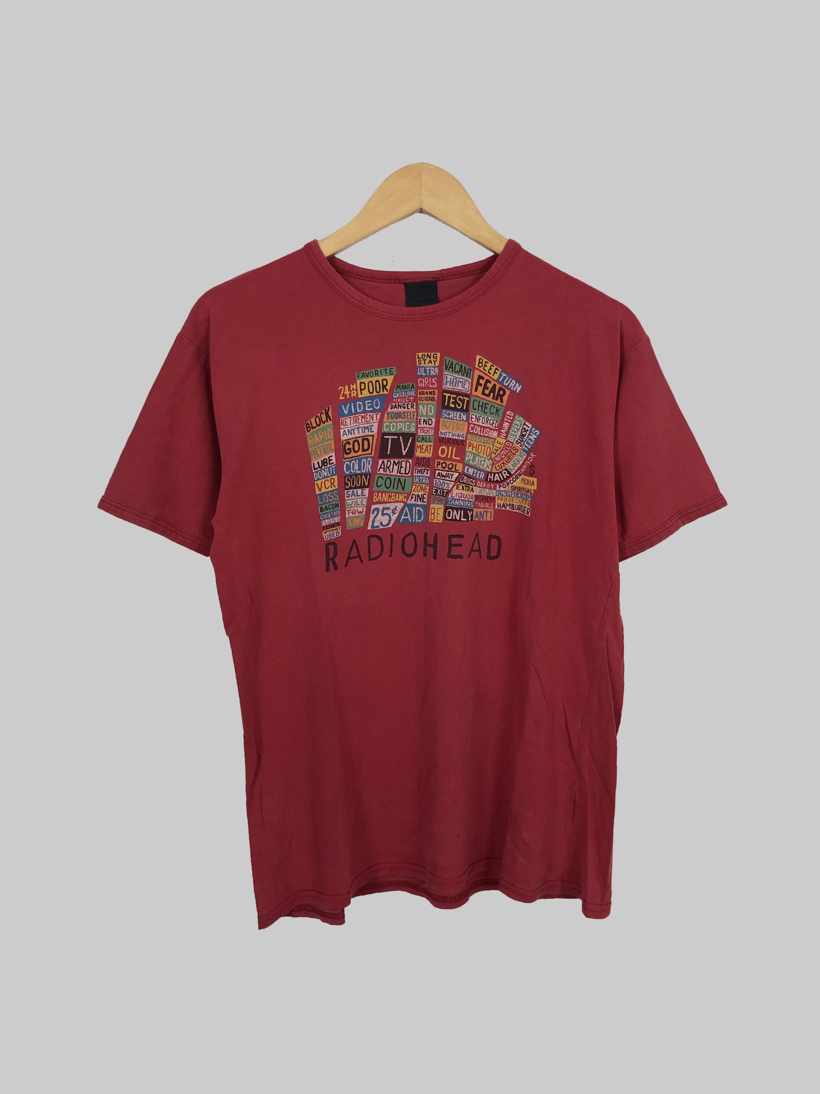 Vintage 00s Radiohead Hail To The Thief Waste Pearl Jam T-Shirts, Hoodie, Sweatshirt | FlexRushtees.com