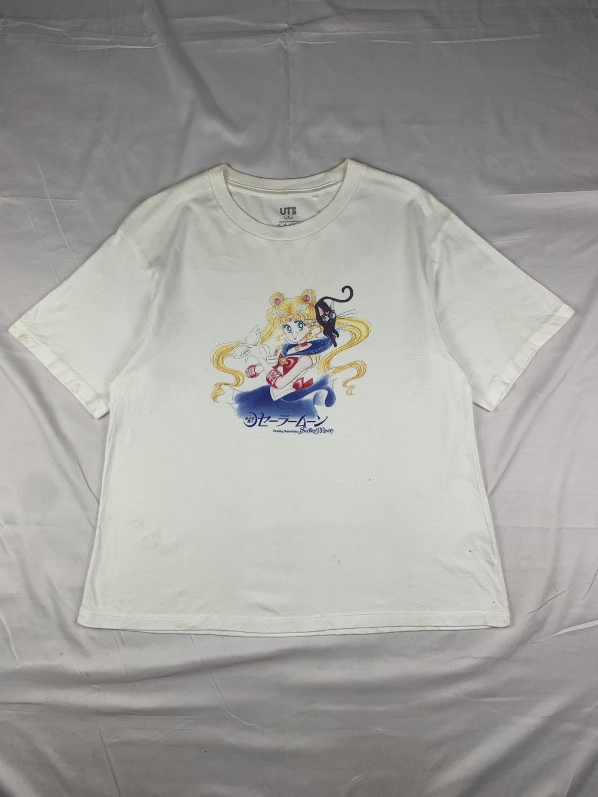Sailor Moon Anime White Main Character Graphic Tee Hoodie, Sweatshirt | FlexRushtees.com