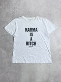Vintage Diesel Karma Is A Bitch Boxy T Shirt M Y2k Hoodie, Sweatshirt | FlexRushtees.com