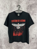 Band Tees 2015 System Of A Down North American Tour Eagle Big Logo Hoodie, Sweatshirt | FlexRushtees.com