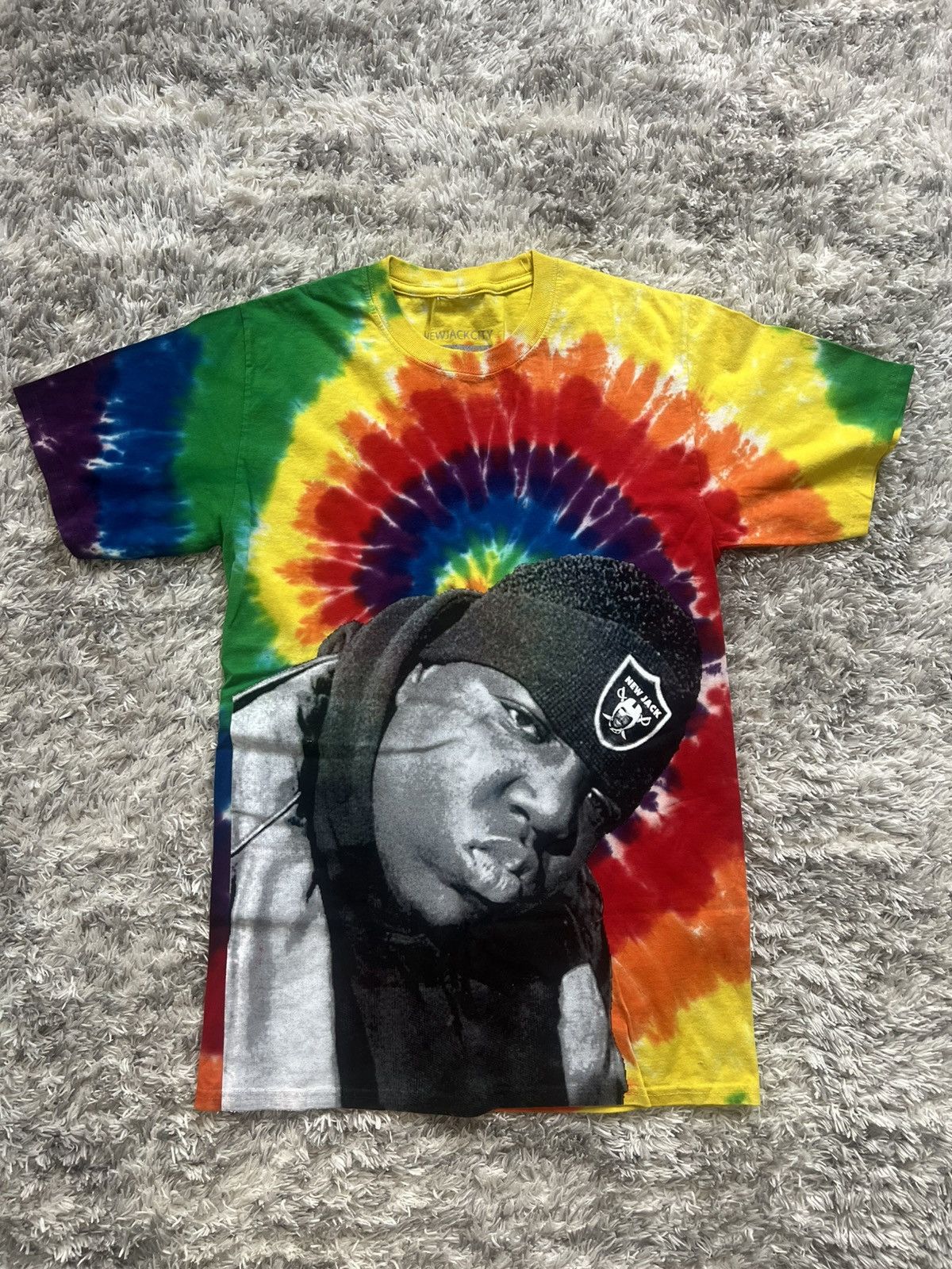 Other Notorious Big Tupac Custom Tie Dye Tee