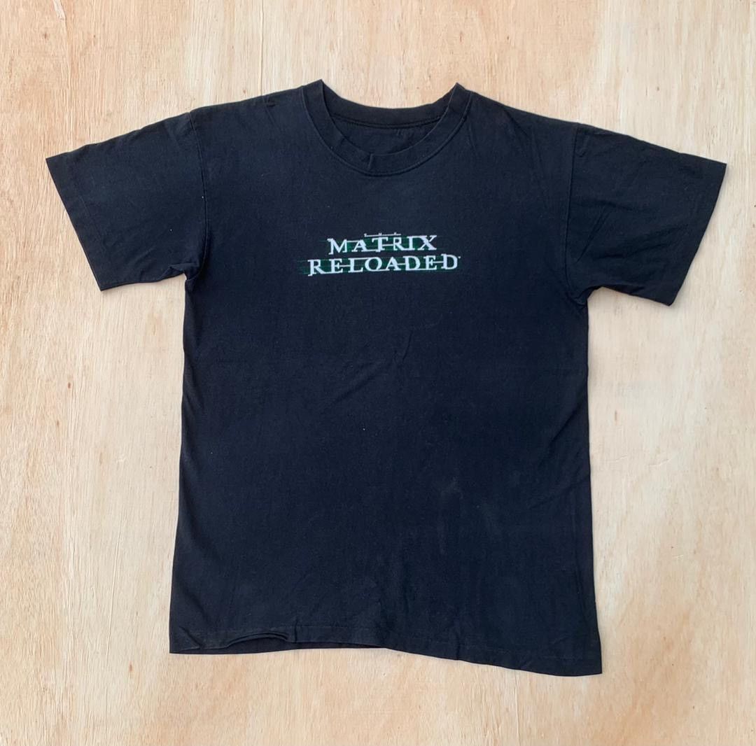 Vintage Tee D 22 The Matrix Reloaded Movie Promo