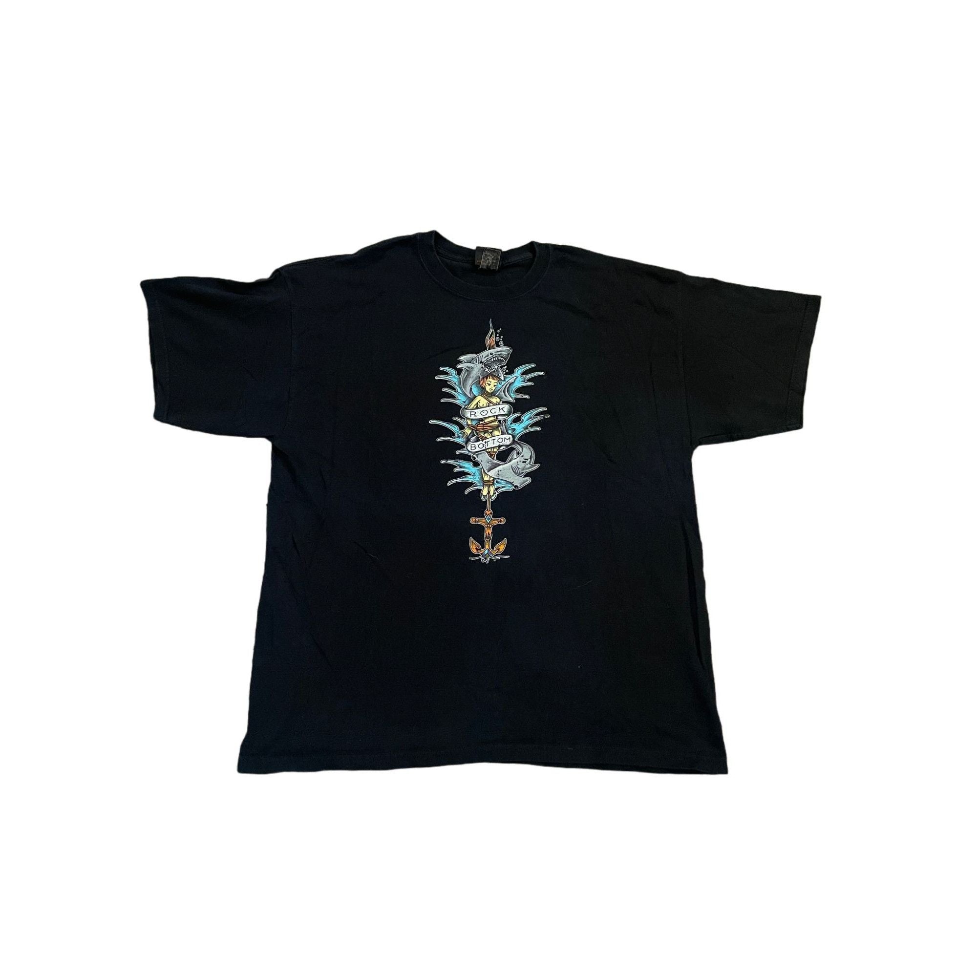 Other Rare Rocksteady Rock Bottom T Shirt Shark Ocean Hammerhead G