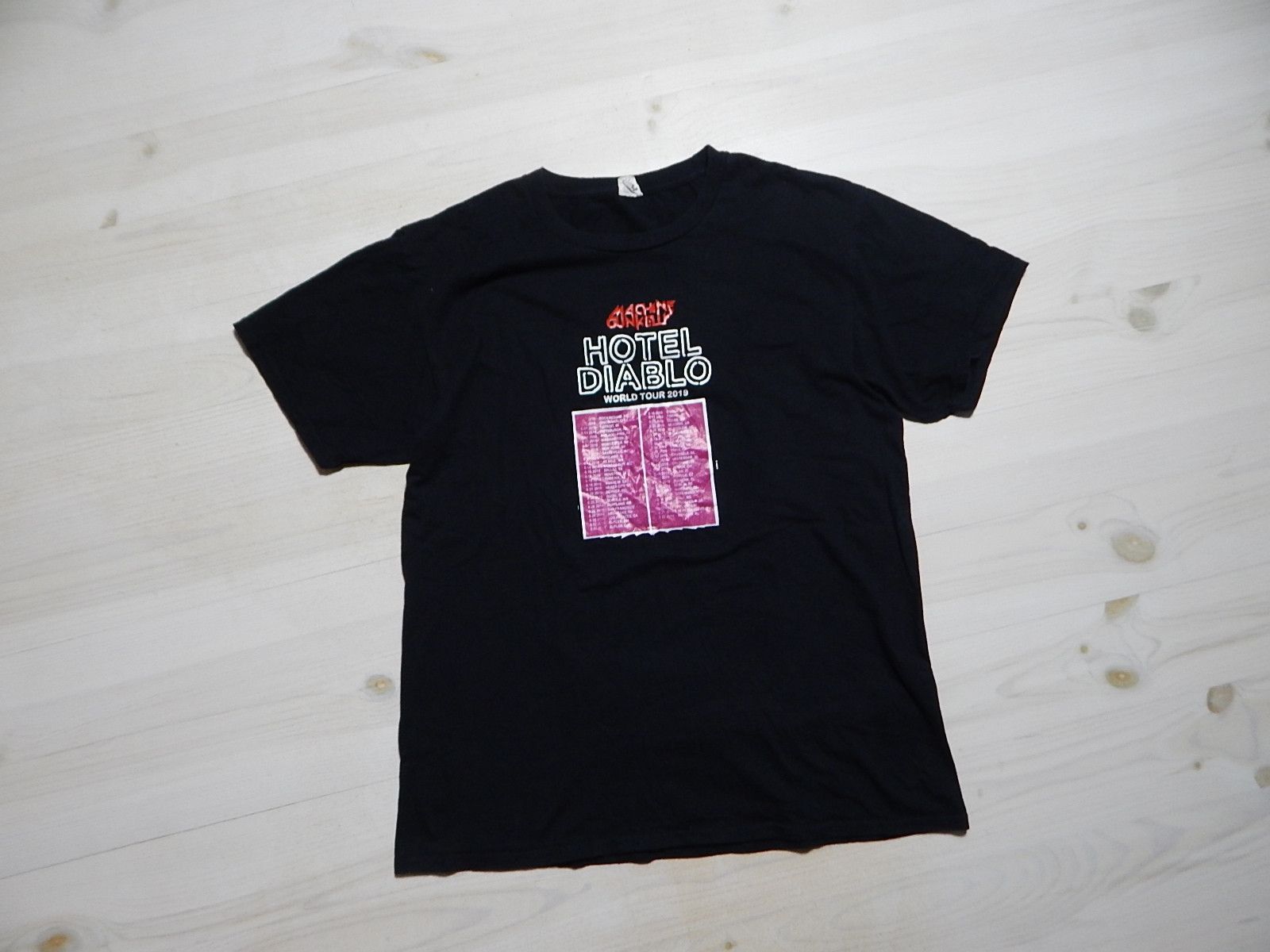 Rap Tees Machine Gun Kelly Hotel Diablo World Tour Tee