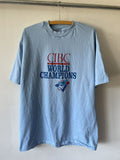 Mlb Vintage 90s Blue Jays Mlb World Championships Tee Hoodie, Sweatshirt | FlexRushtees.com