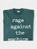 Band Tees Rage Against The Machine 90 S Spellout Long Sleeve Hoodie, Sweatshirt | AU16VibeMintTees.com