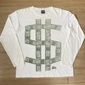 Stussy Grail Vintage Y2k Stussy Gear Money Longsleeve T-Shirts, Hoodie, Sweatshirt | FlexRushtees.com
