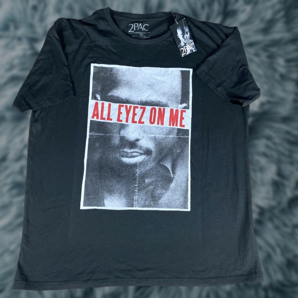 New Rock 2pac All Eyez On Me T Shirt Graphic Tee Mens 2xl Black Hip Hop Uk Rock Off Rock Off Uk Hip Hoodie, Sweatshirt