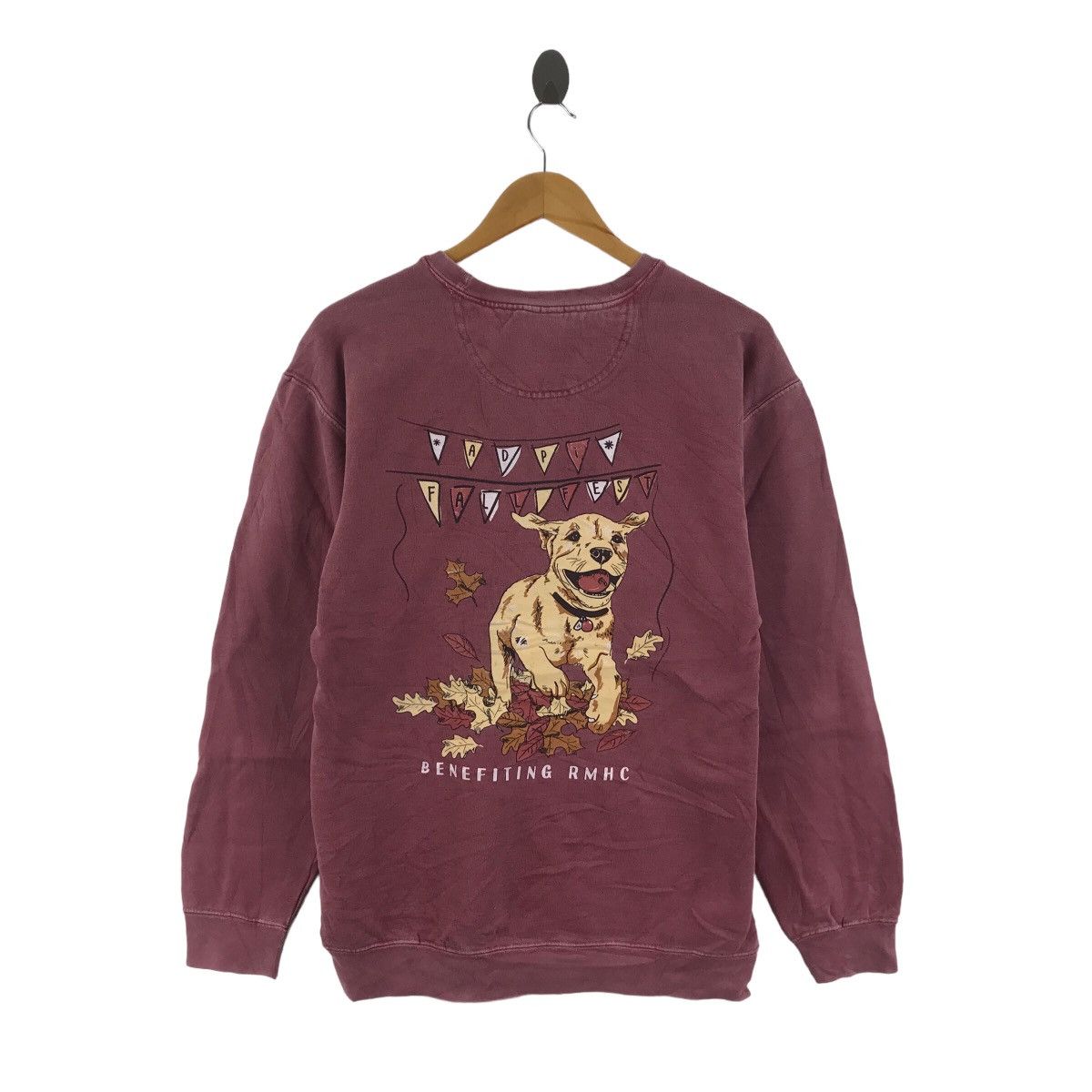 Vintage Adpi Fall Fest Big Dog Print Maroon Sweatshirt T-Shirts, Hoodie | FlexRushtees.com