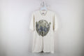 Vintage 90s Streetwear Scream Alien Space T Shirt White Usa Hoodie, Sweatshirt | FlexRushtees.com