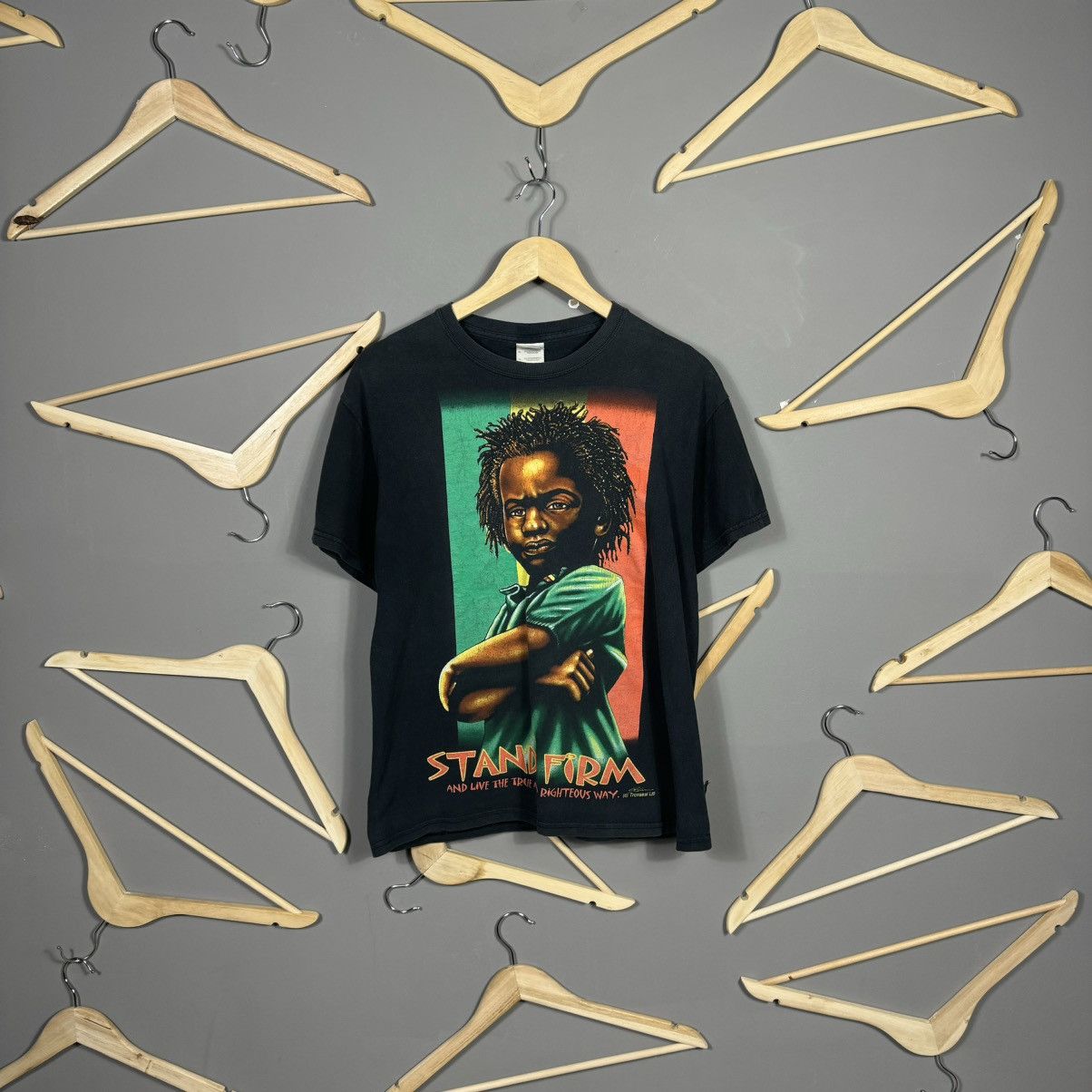 Vintage Stand Firm Rasta T Shirt Hoodie, Sweatshirt | FlexRushtees.com