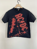 Band Tees Acdc Faded Black 2000s Band Tee