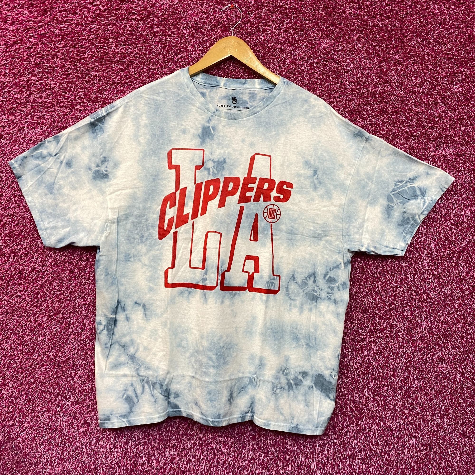 Junk Food Nba La Clippers Tie Dye Streetwear Tshirt Size Xl